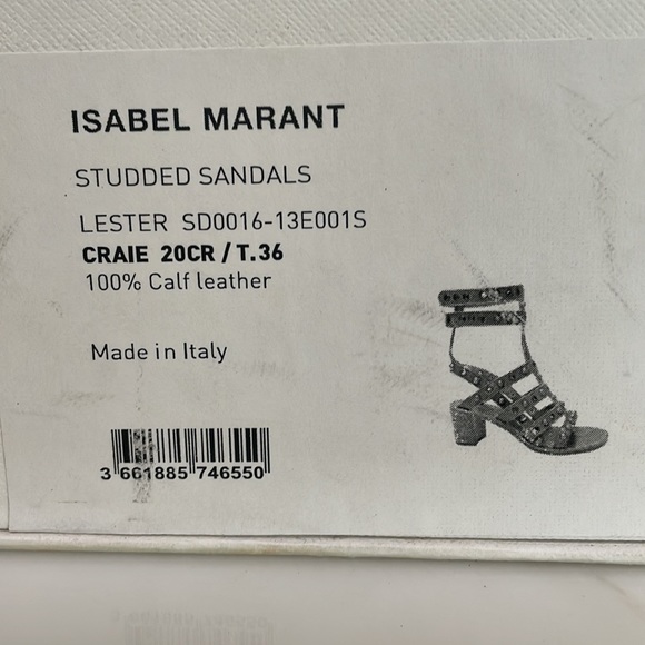 Isabel Marant Studded Lester Sandals😎 - Picture 7 of 7